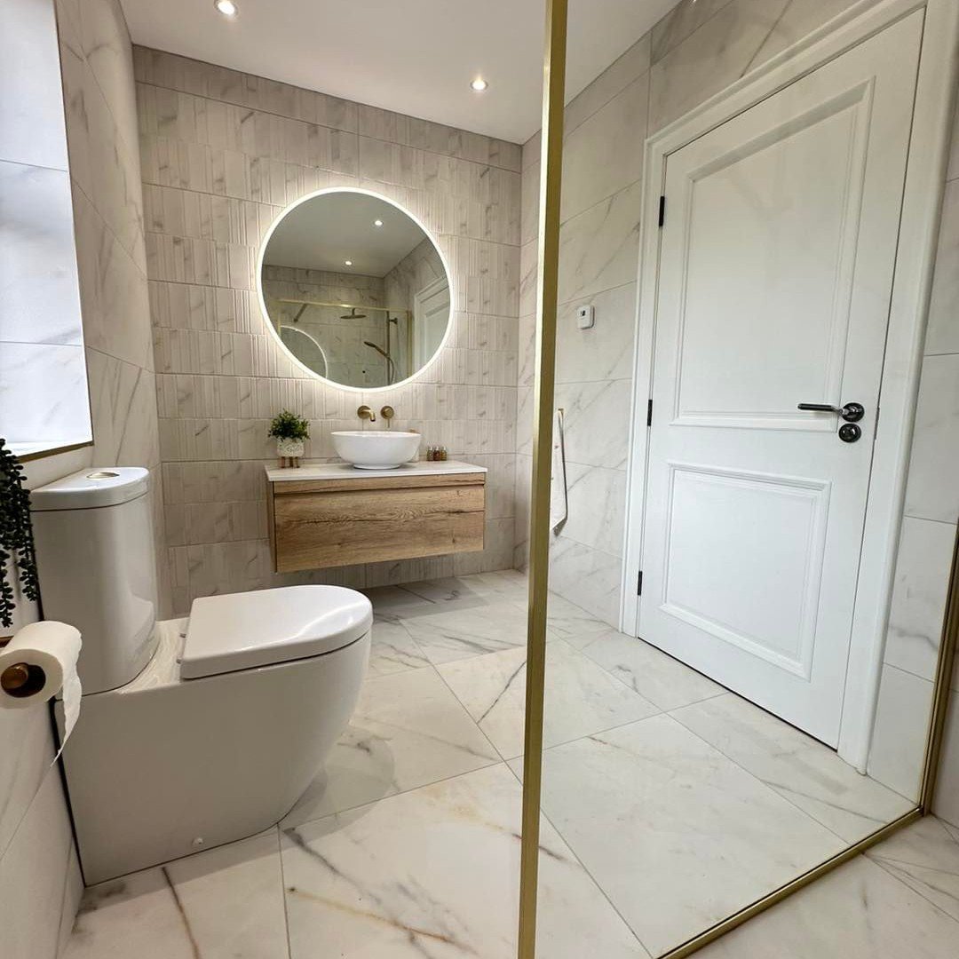 Before & After bathroom renovation