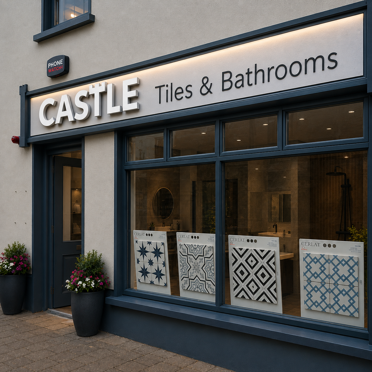Castle Tiles & Bathrooms showroom in Trim